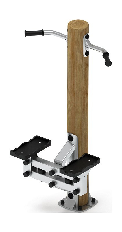 Тренажер степ (лиственница орех) СТ 014-Л.И2.02 Габариты (ШхДхВ): 520х800х1500 Зона безопасности, мм: 2000х2000 Оборудование предназначено для подростков в возрасте от 14 лет и взрослых, весом не более 100 кг.