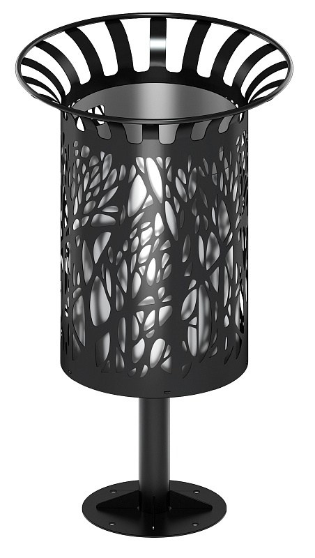 Урна (с баком) (под анкера) МФ 50.04.01-02.А Габариты (ШхДхВ): 480х480х925 мм