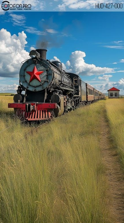 Фон стена «Локомотив» 1,2х2,1 м