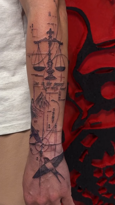 Руки. Тату-мастер в Краснодаре — Рашид