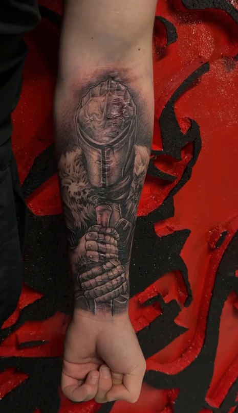 Перекрытие. Тату-мастер в Краснодаре — Рашид