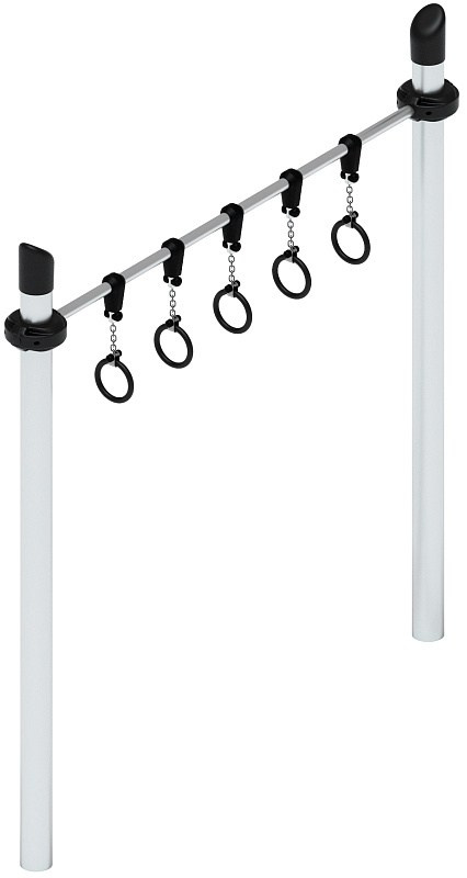 Спортивная серия СК 2.06.09 Габариты (ШхДхВ): 2340х210х2380Зона безопасности, мм: 5340х3210 Возрастные ограничения 5-12 лет