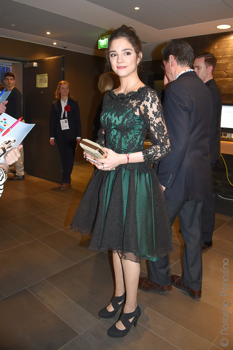 Before closing banquet WCH 2017 Helsinki. Russian figure skating photographer from Saint-Petersburg