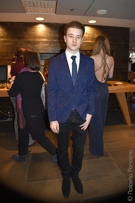 Before closing banquet WCH 2017 Helsinki. Russian figure skating photographer from Saint-Petersburg