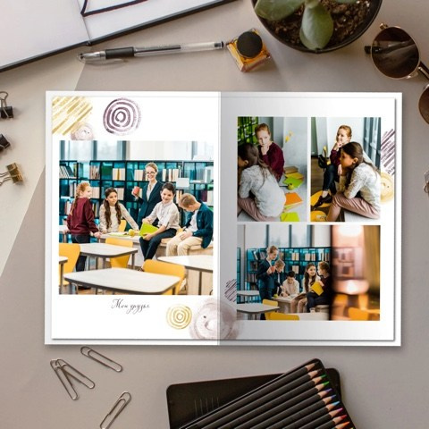 Круги Акварель. Выпускные фотокниги, фотосъемка, видеосъемка в Челябинске и области