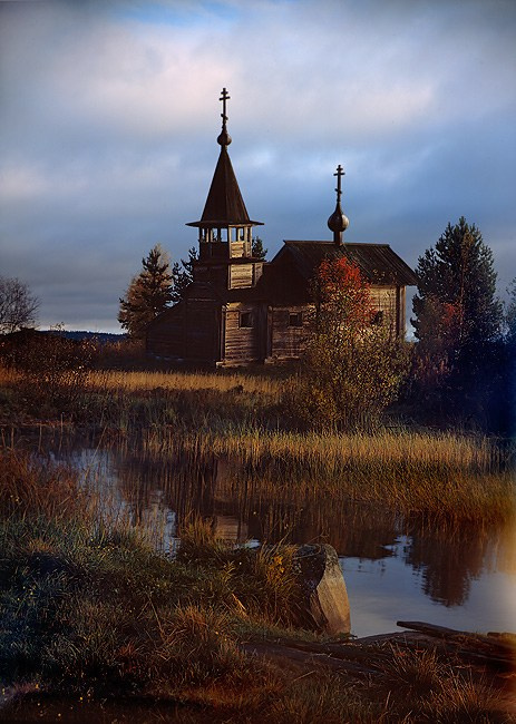 Часовня Варлаама Хутынского и Праскевы Пятницы в дер. Подъельники. Заонежье, 19 в.