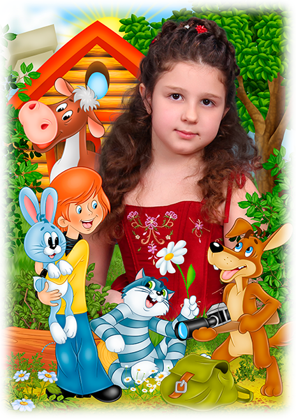 635 Простоквашино, Деревенский домик. Medlori fotobook Выпускные альбомы в Липецке Лариса Медведева