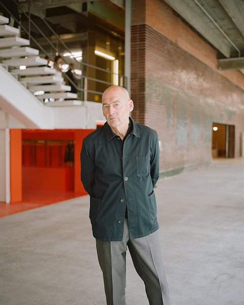 Portrait of Rem Koolhaas, a Dutch architect, architectural theorist, urbanist during the opening of Moscow's Garage Museum of Contemporary Art designed by Rem Koolhaas, for The Financial Times