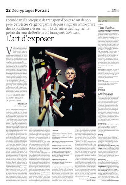 Sylvestre Verger / Le Monde