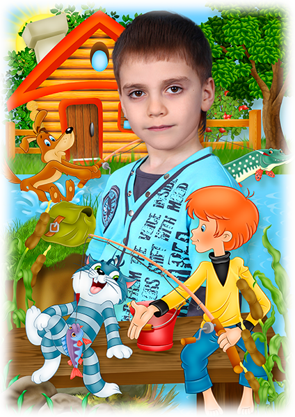 635 Простоквашино, Деревенский домик. Medlori fotobook Выпускные альбомы в Липецке Лариса Медведева