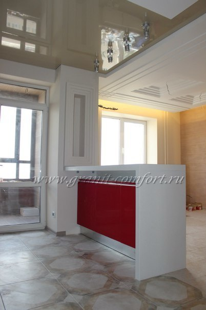 Барная стойка из искусственного камня