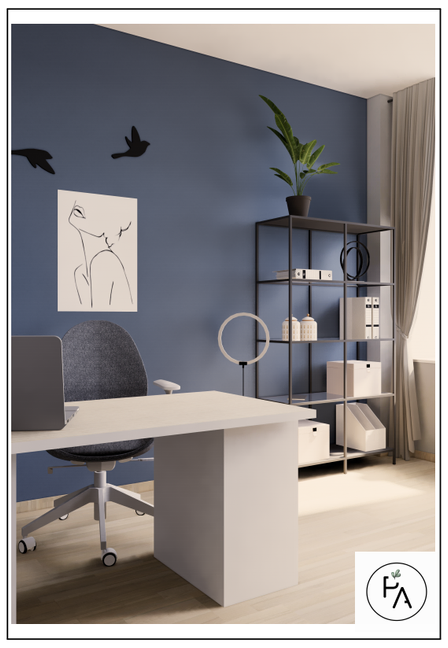 Кабинет нейрографики. Interior designer Stockholm