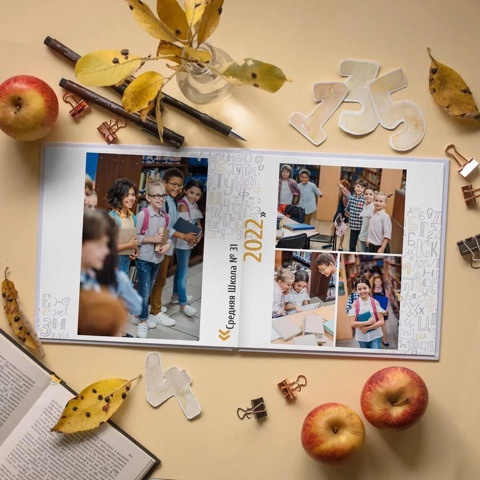 Дизайн для начальных классов. Школьная фотография Поповы