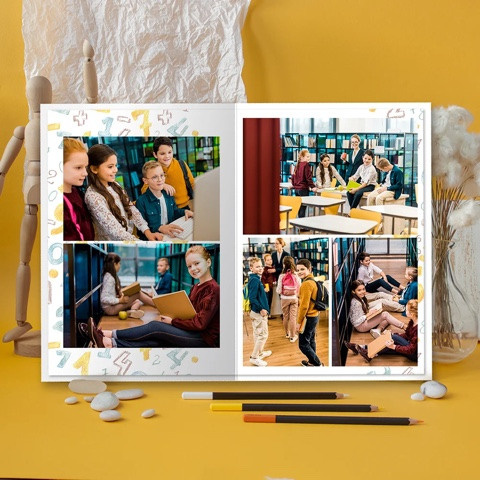 Дизайн для начальных классов. Школьная фотография Поповы