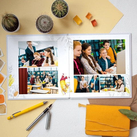 Дизайн для начальных классов. Школьная фотография Поповы