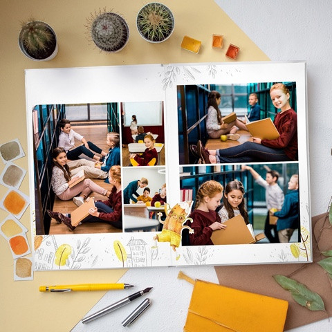 Дизайн для начальных классов. Школьная фотография Поповы