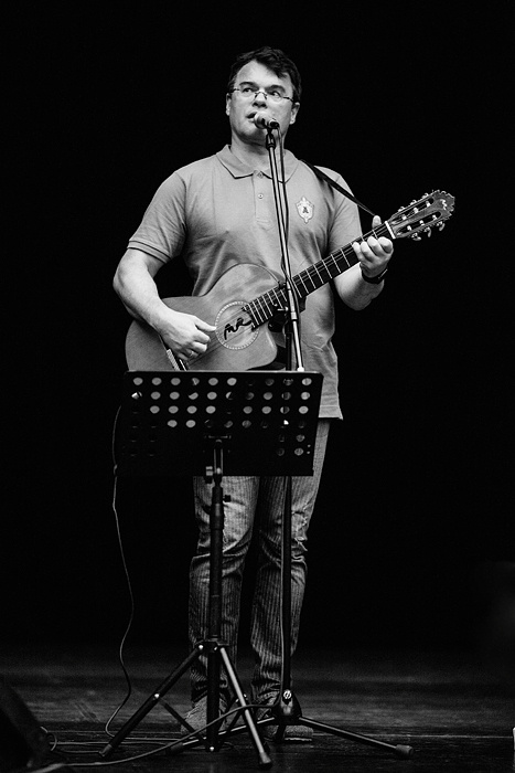 Репетиция Евгения Дятлова. Фотограф Михаил Ряховский