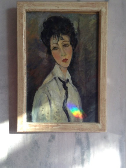 Копия Модильяни холст, масло 25х35 см 1996 г