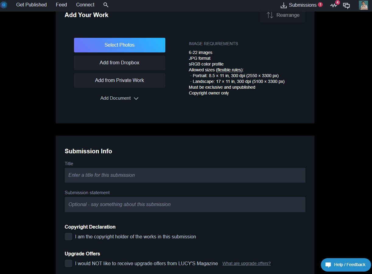 Kavyar.com Как попасть в журнал?