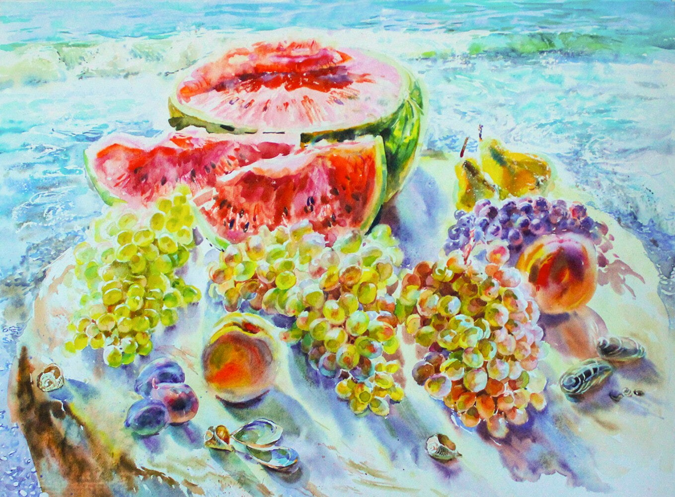 НАТЮРМОРТЫ. Свет акварели Галины Поплавской