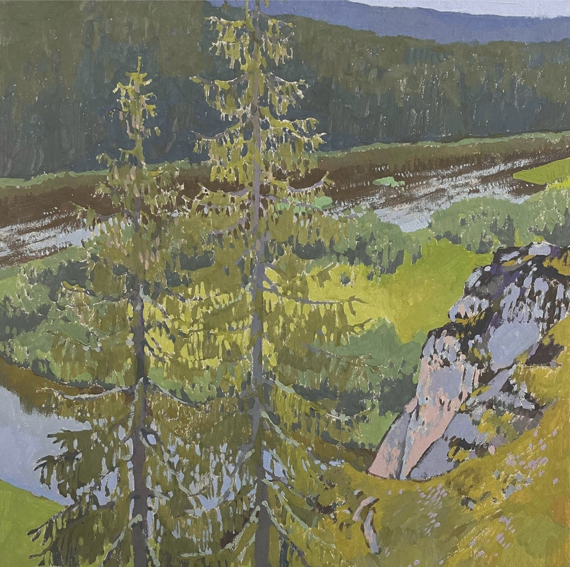 Пейзажи. Художница Лиза Владимирова