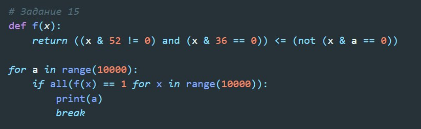 ЕГЭ. Информатика. 15 задание. Зойкин Максим Валерьевич