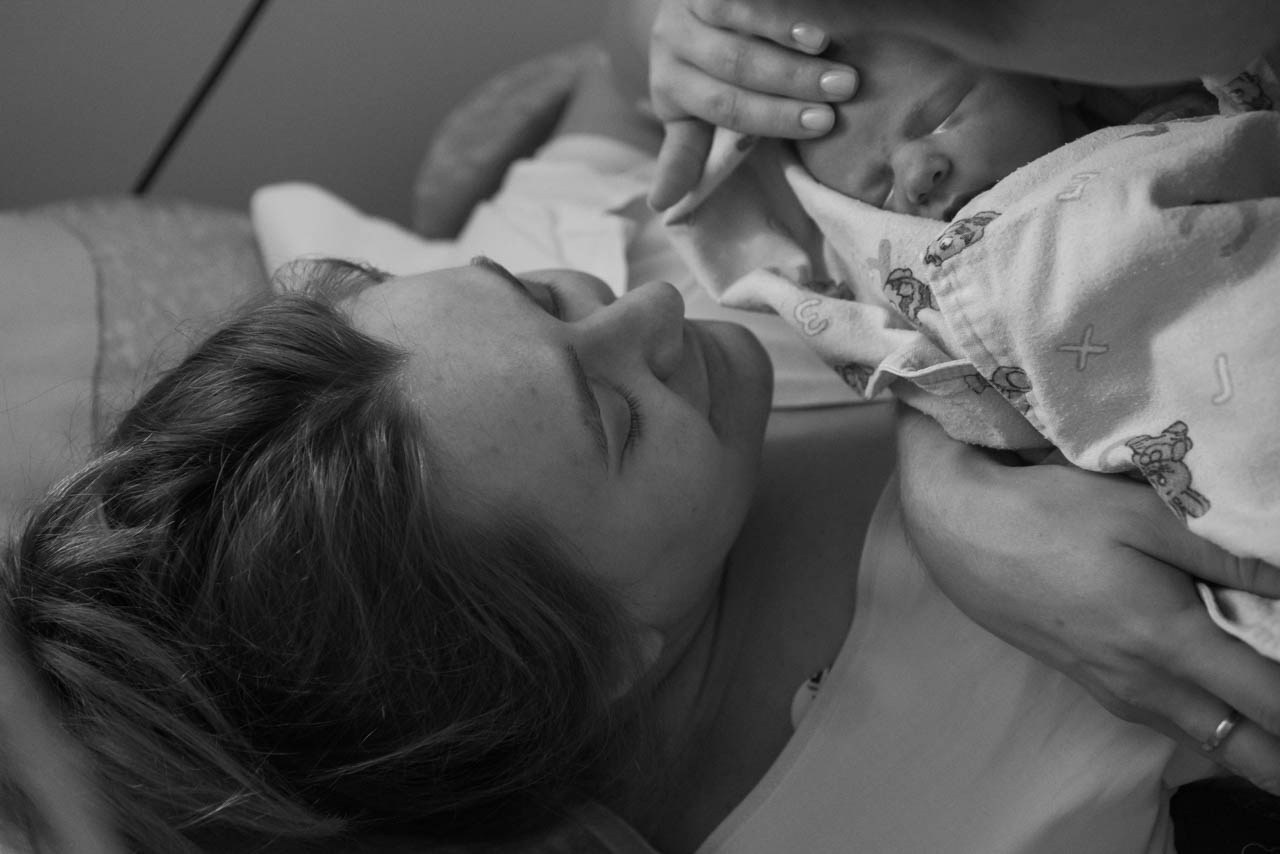 Tender c-section Birth Photography | preserving first moments forever