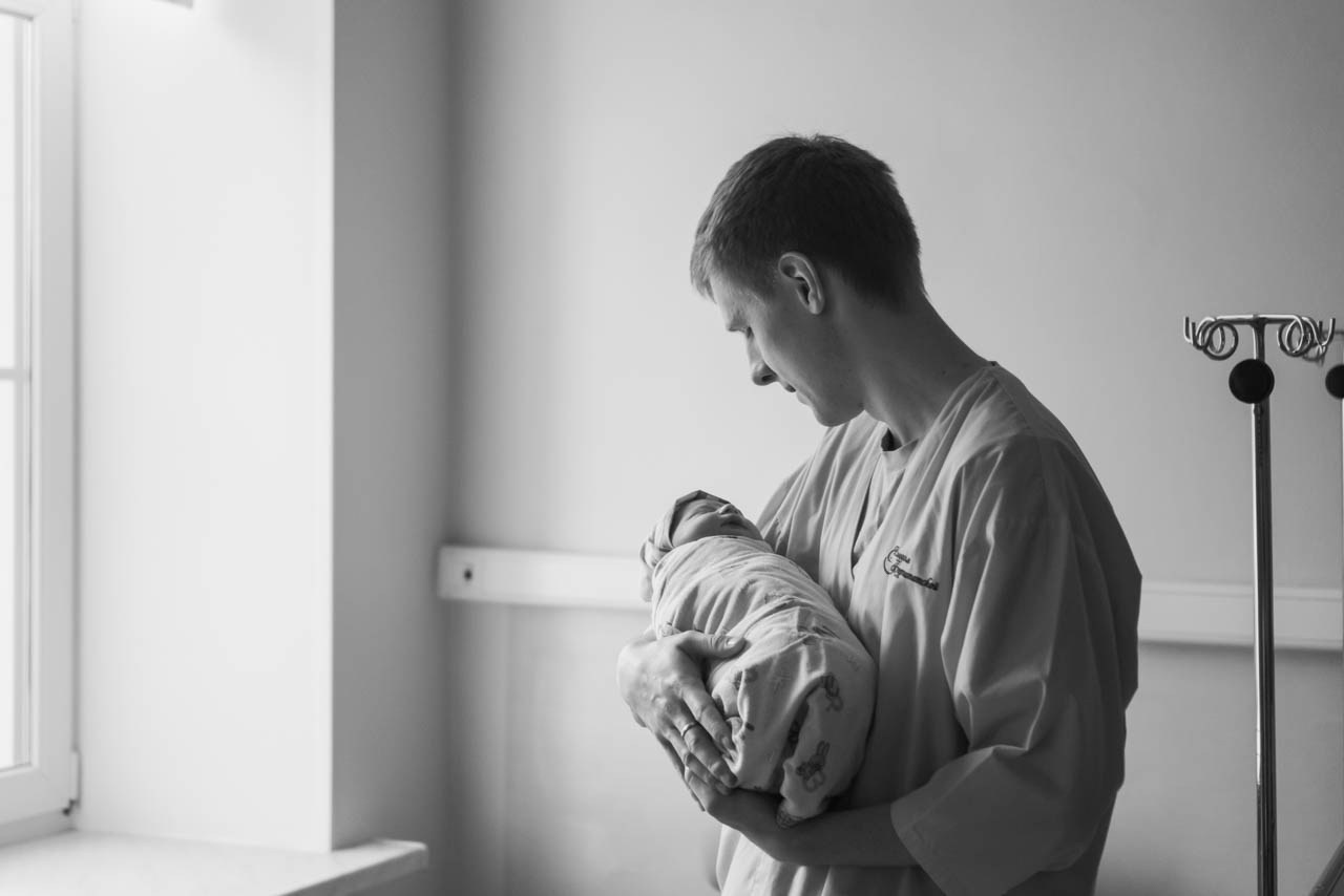 Tender c-section Birth Photography | preserving first moments forever