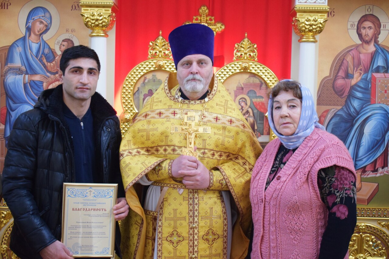 Храм сорока Севастийских мучеников поблагодарил благодетелей. Северное благочиние Саратовской епархии