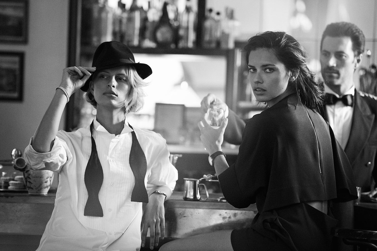 Самые популярны модели: Ирина Шейк, Адриана Лима, Наталья Водянова