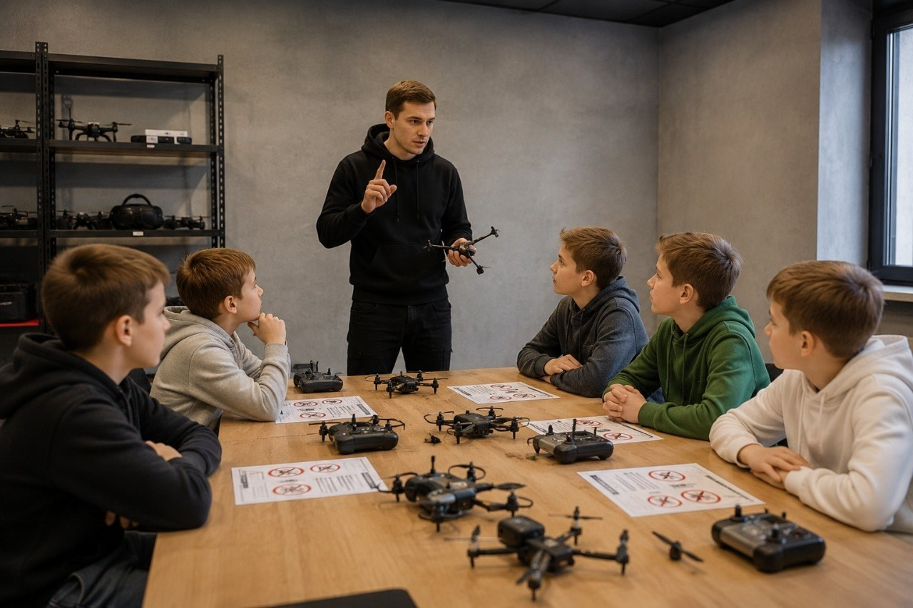 Школа пилотирования дронов для детей 7-15 лет в Люберцах