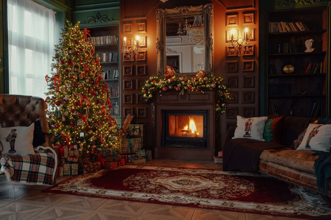 Новогодняя фотосессия в лучшем зале Петербурга