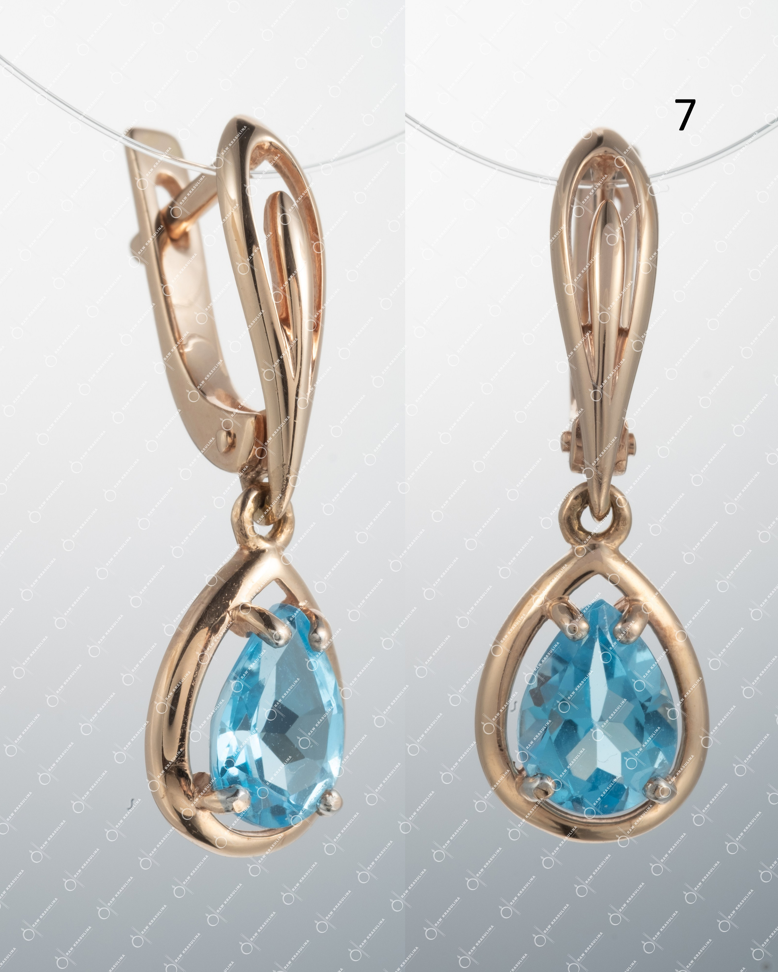 Серьги. Retoucher Natali Krasulina / Retouch photo