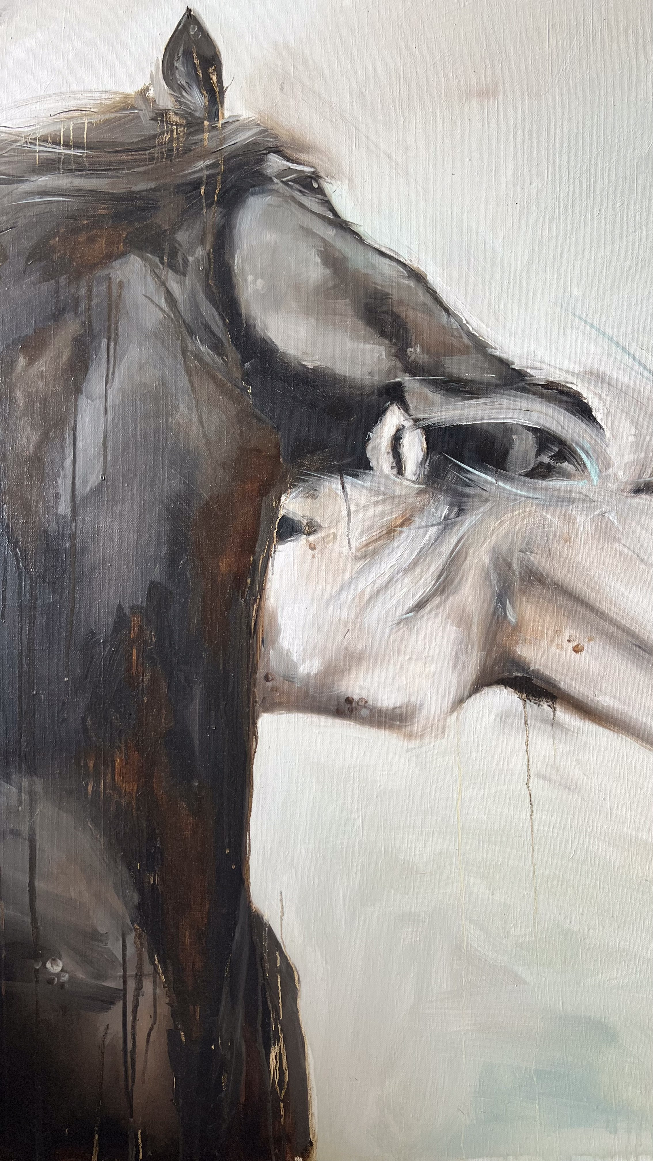 Арина Кузнецова Худоджник фотограф Арина Кузнецова серия картин Кони Мечтать как чувстовать картина верность