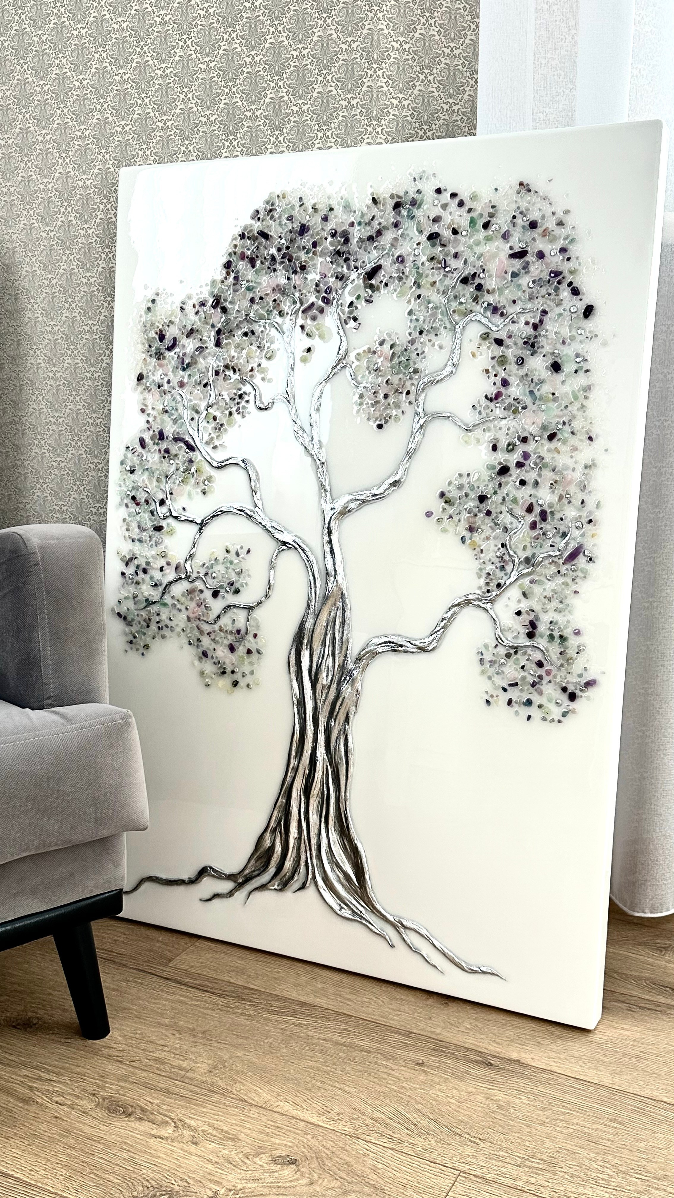 геометрический барельеф белое панно дизайн гостиной спальня холл интерьерные картины купить