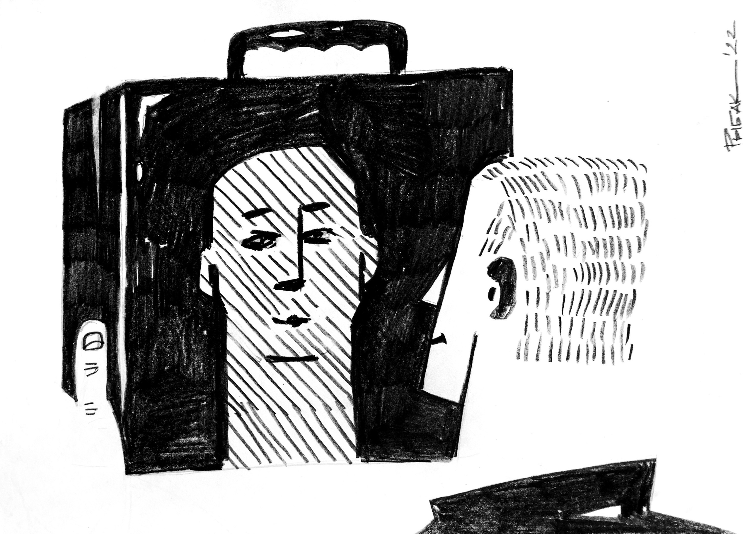 Графика 2022. Художник Рыбак Николай