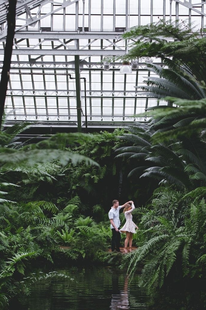 фотосессия в оранжерее