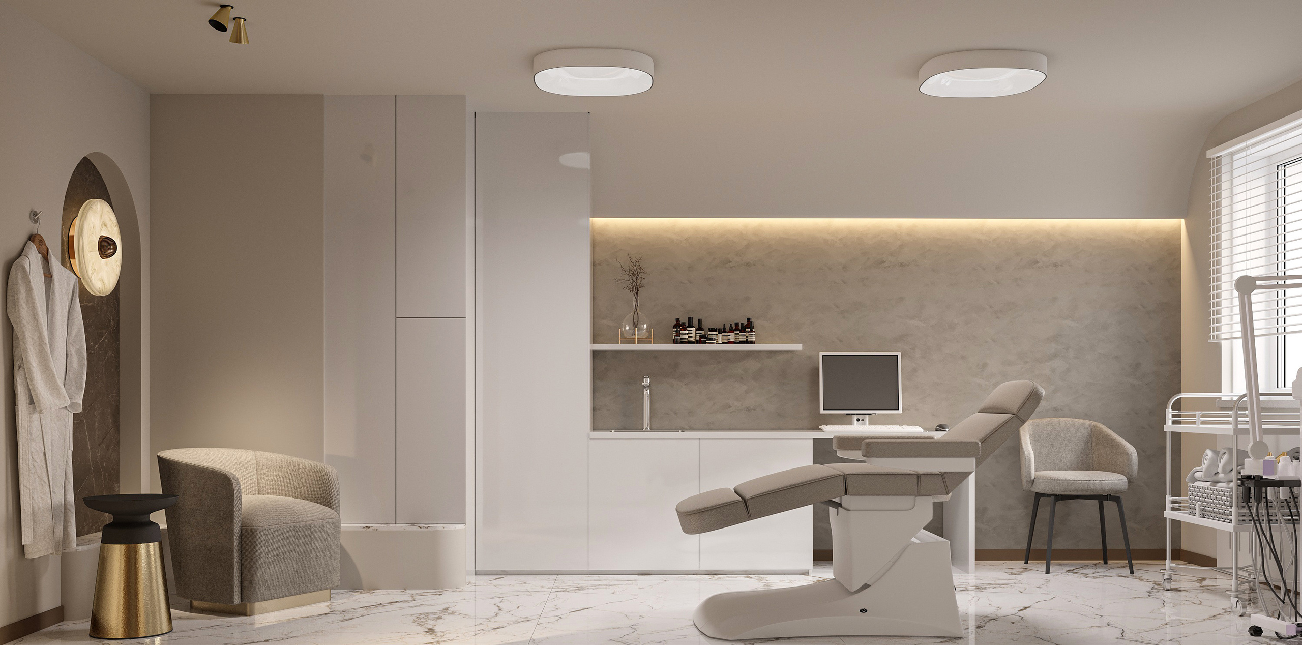 Косметология Момедовы. Архитектурно-дизайнерское бюро ROOMS