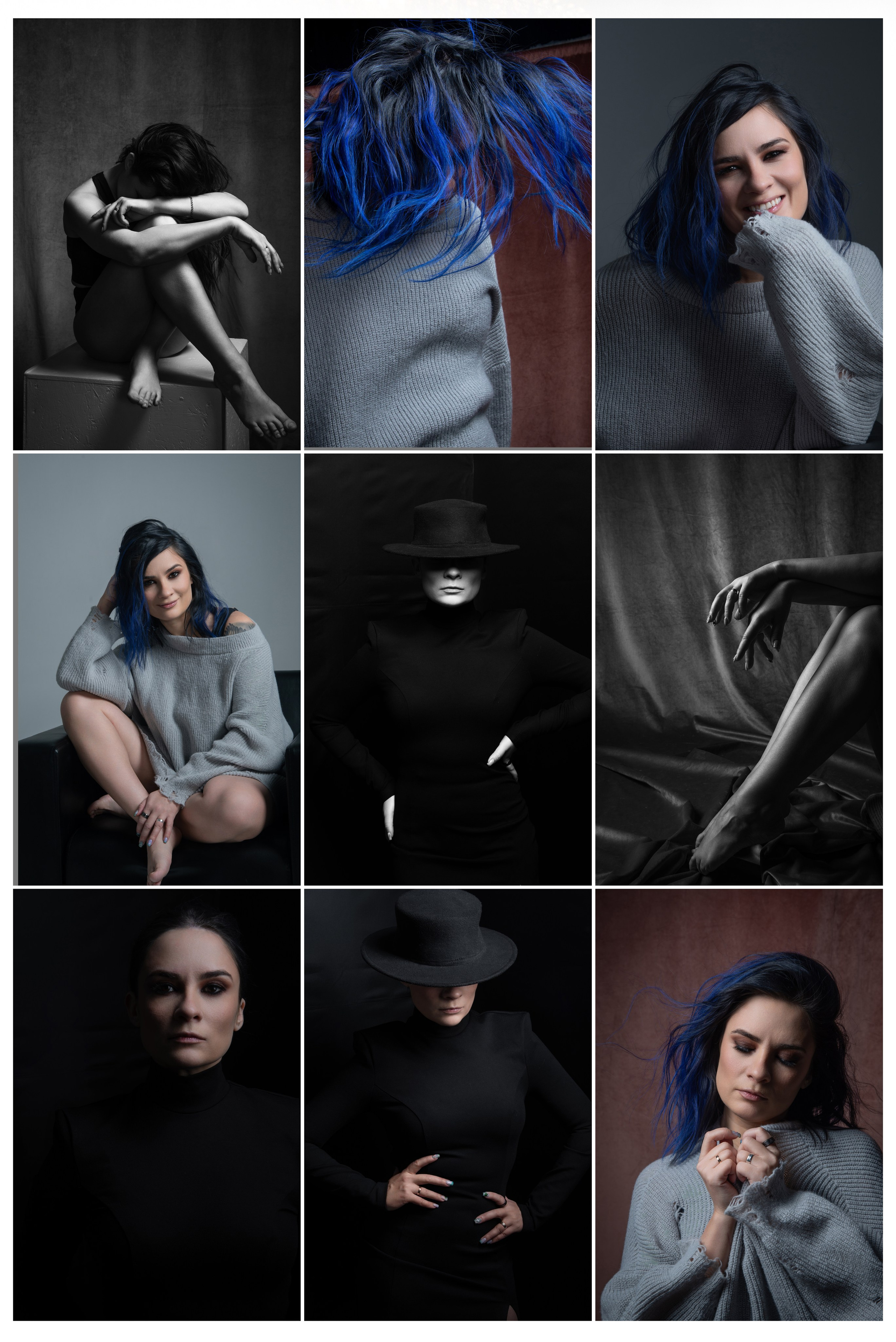 Женская фотосессия в студии в Омске. Свадебный и портретный фотограф в Омске Матвей Краузе