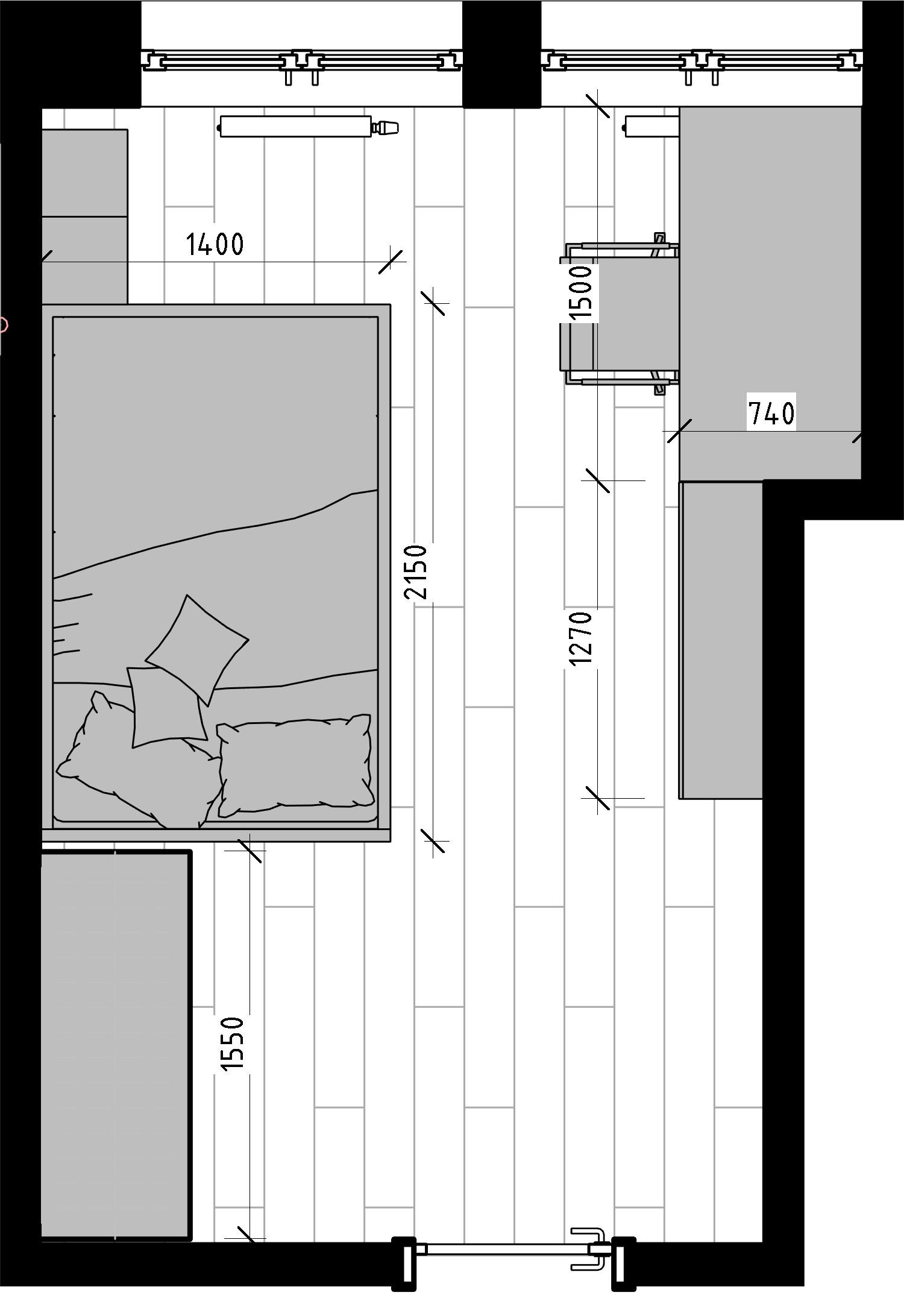 Квартира Москва ЖК Фонвизинский. Архитектурно-дизайнерское бюро ROOMS