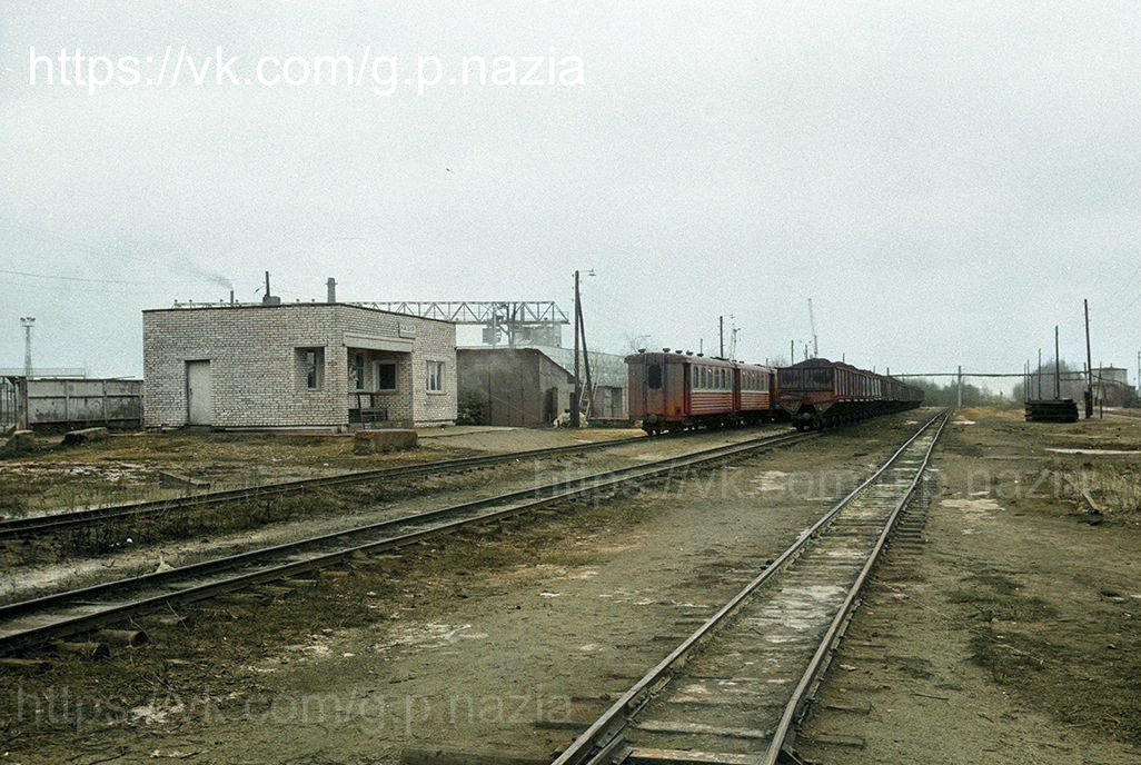 Узкоколейка торфопредприятия «Назия» 1990 г. История Назиевского городского поселения