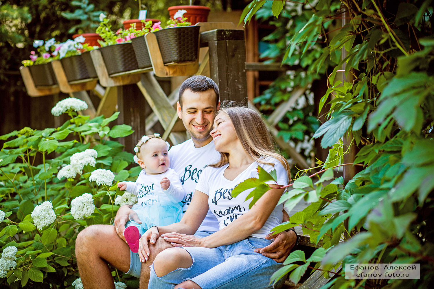 Семейная фотосессия для малыша и родителей