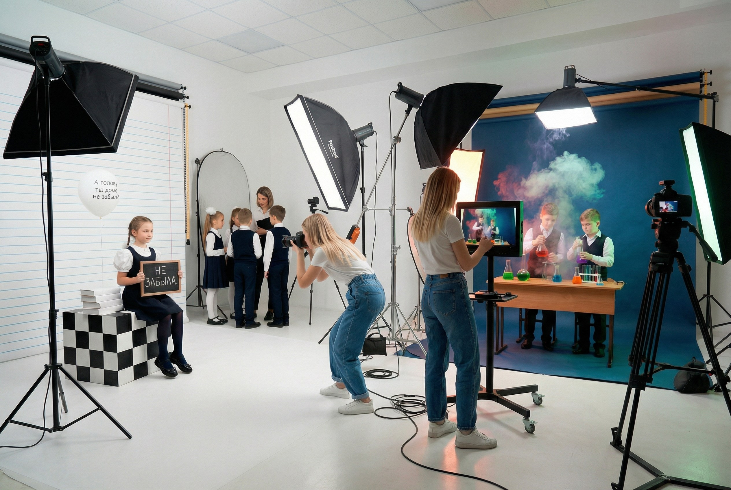 Школьные фотопроекты под ключ. Школьный фотограф в Челябинске. Выпускные фотоальбомы