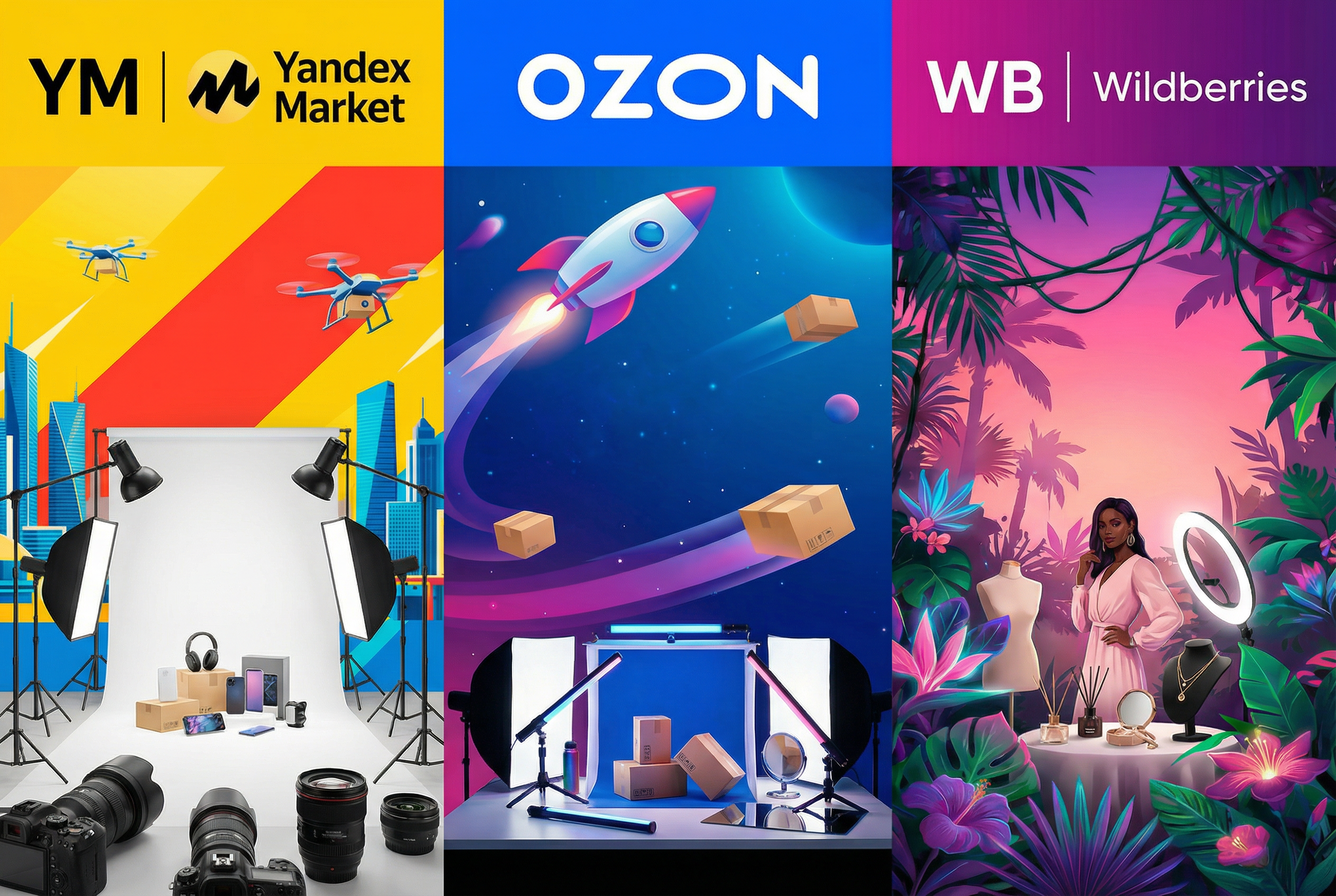 Предметная фотосъемка и дизайн карточек