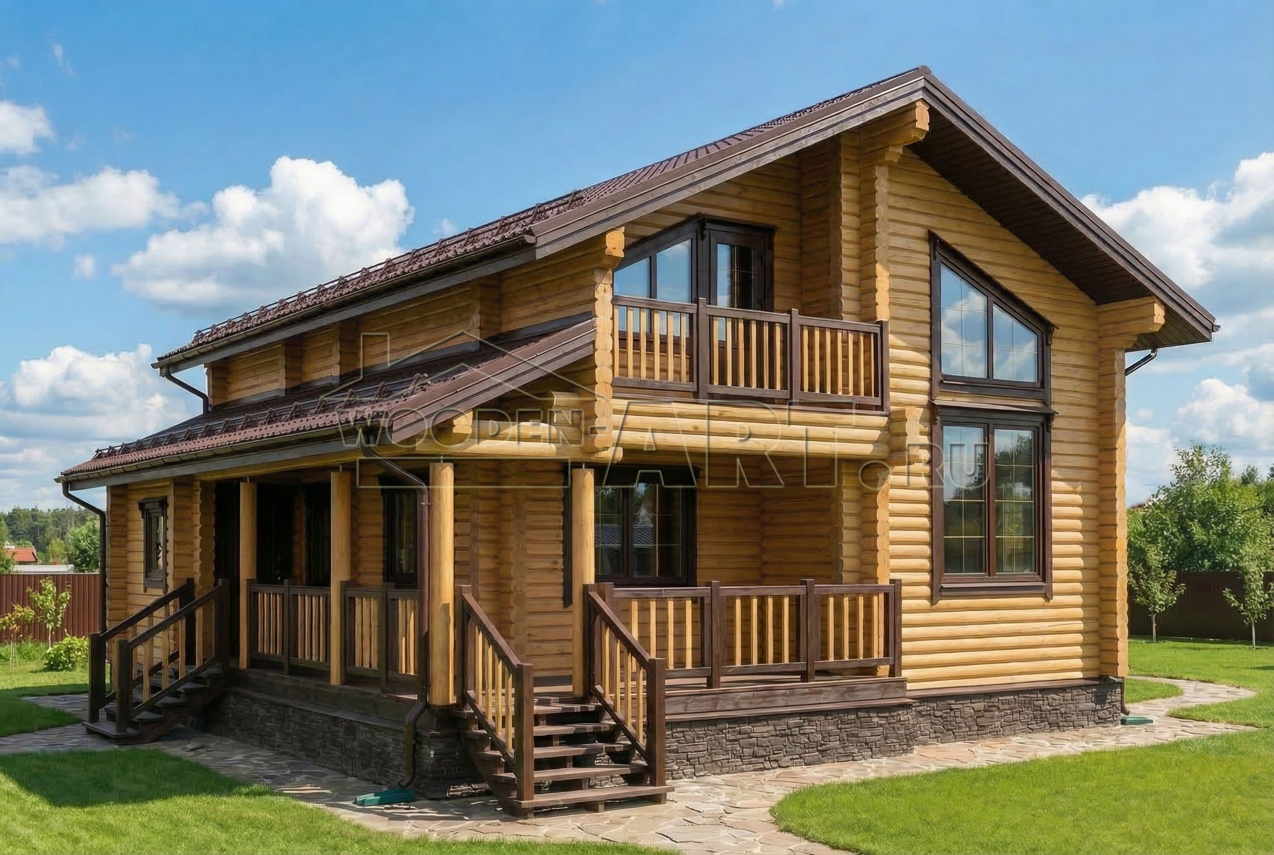 «Павшино» 179 кв. м. Проекты деревянных домов. Архитектор Ольга Мальцева