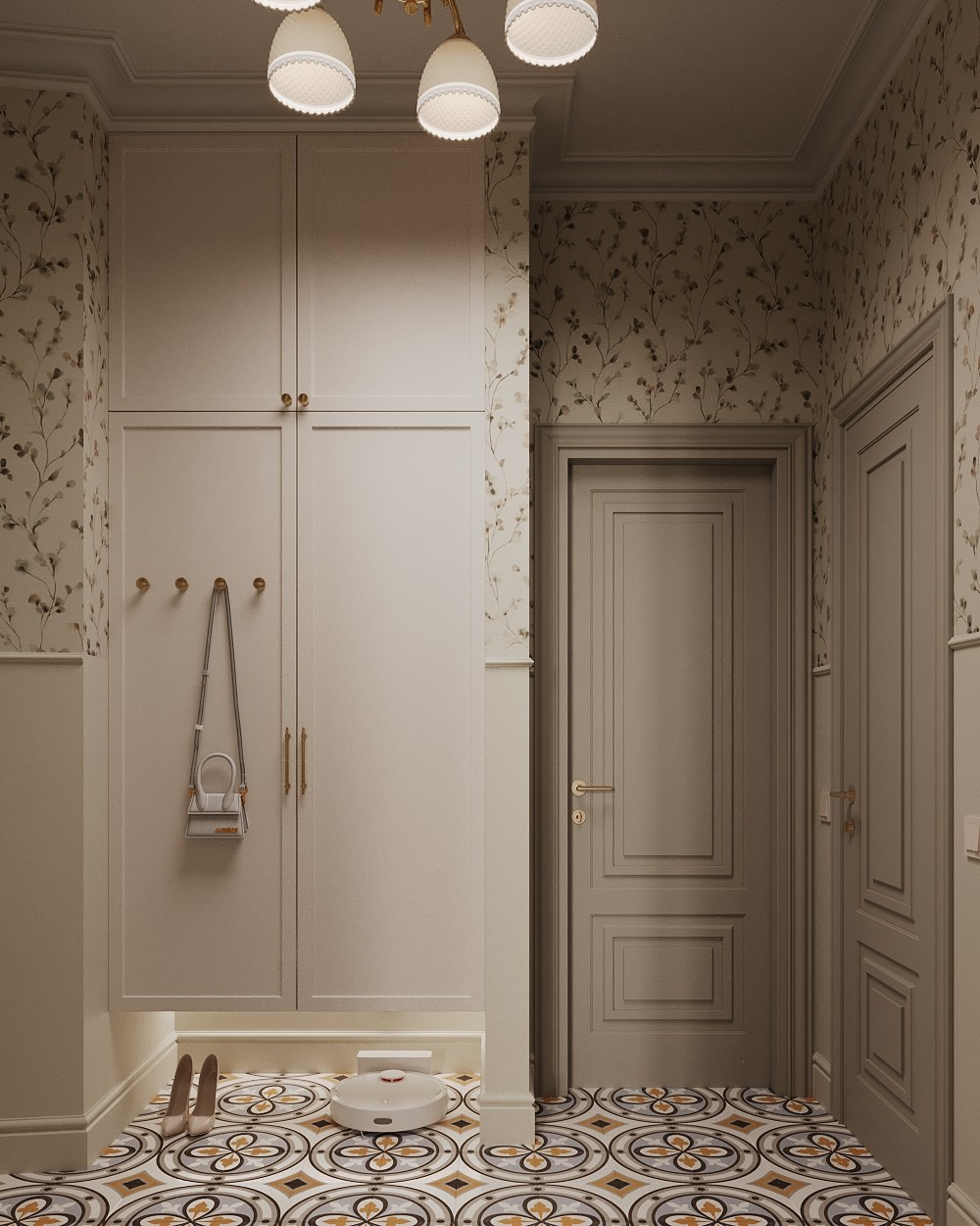 Уютная прихожая в Сталинке