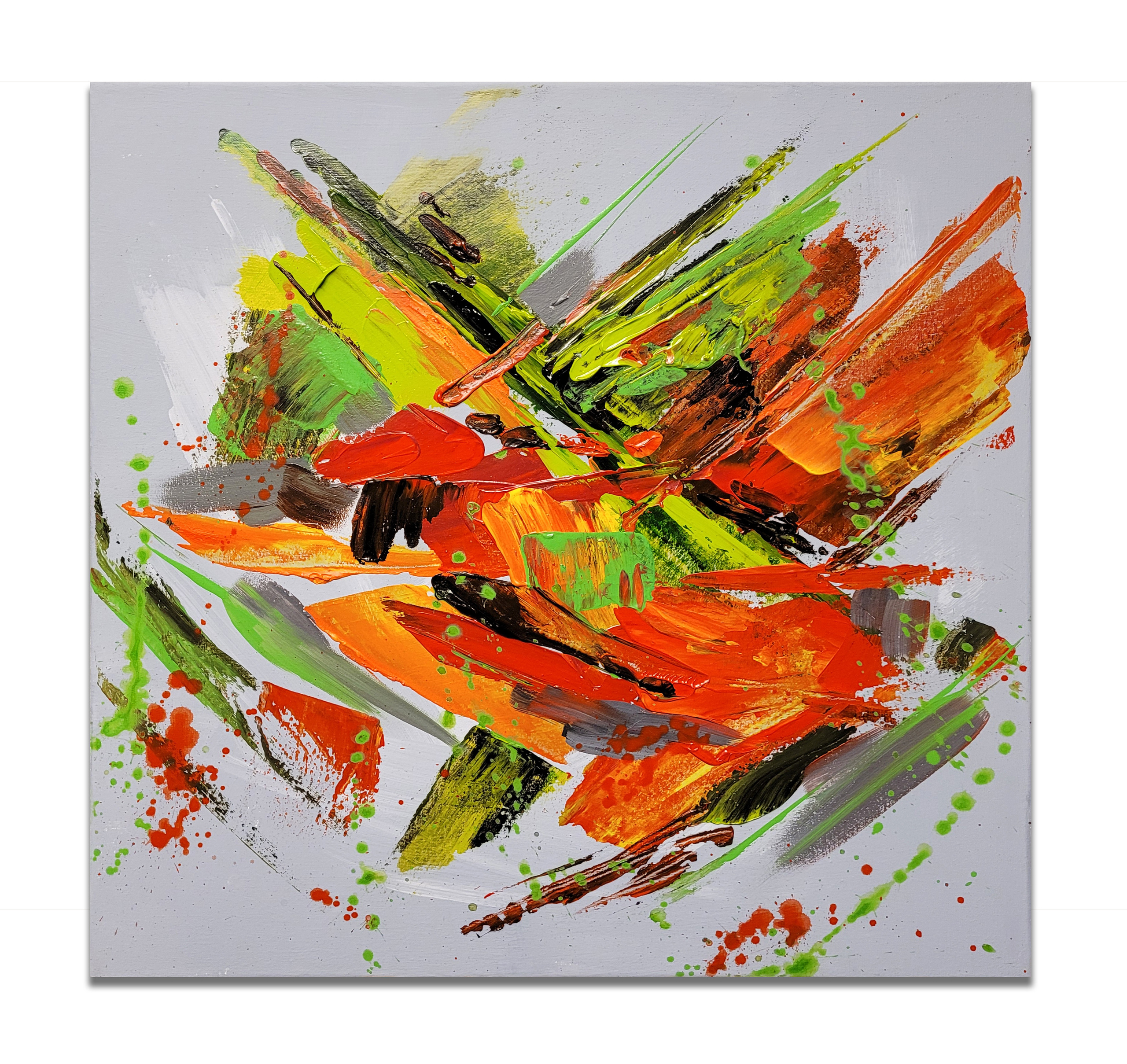 Abstraktion 2. Strukturierte Gemälde für den Innenraum