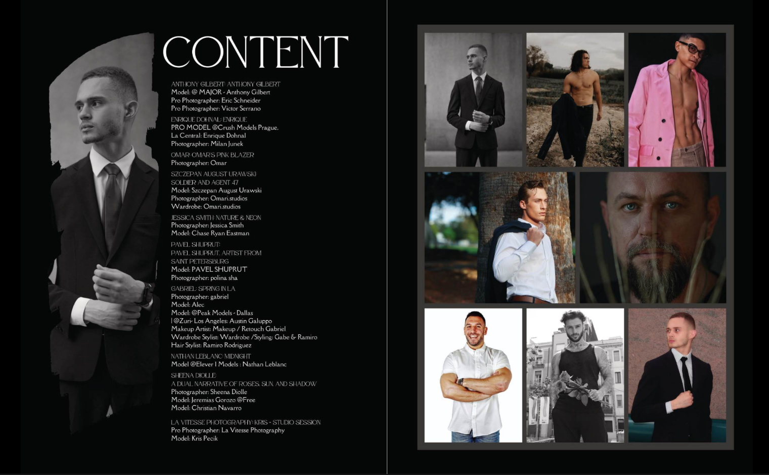 Фотомодель+Публикации в Журналах. Павел Шупрут Артист