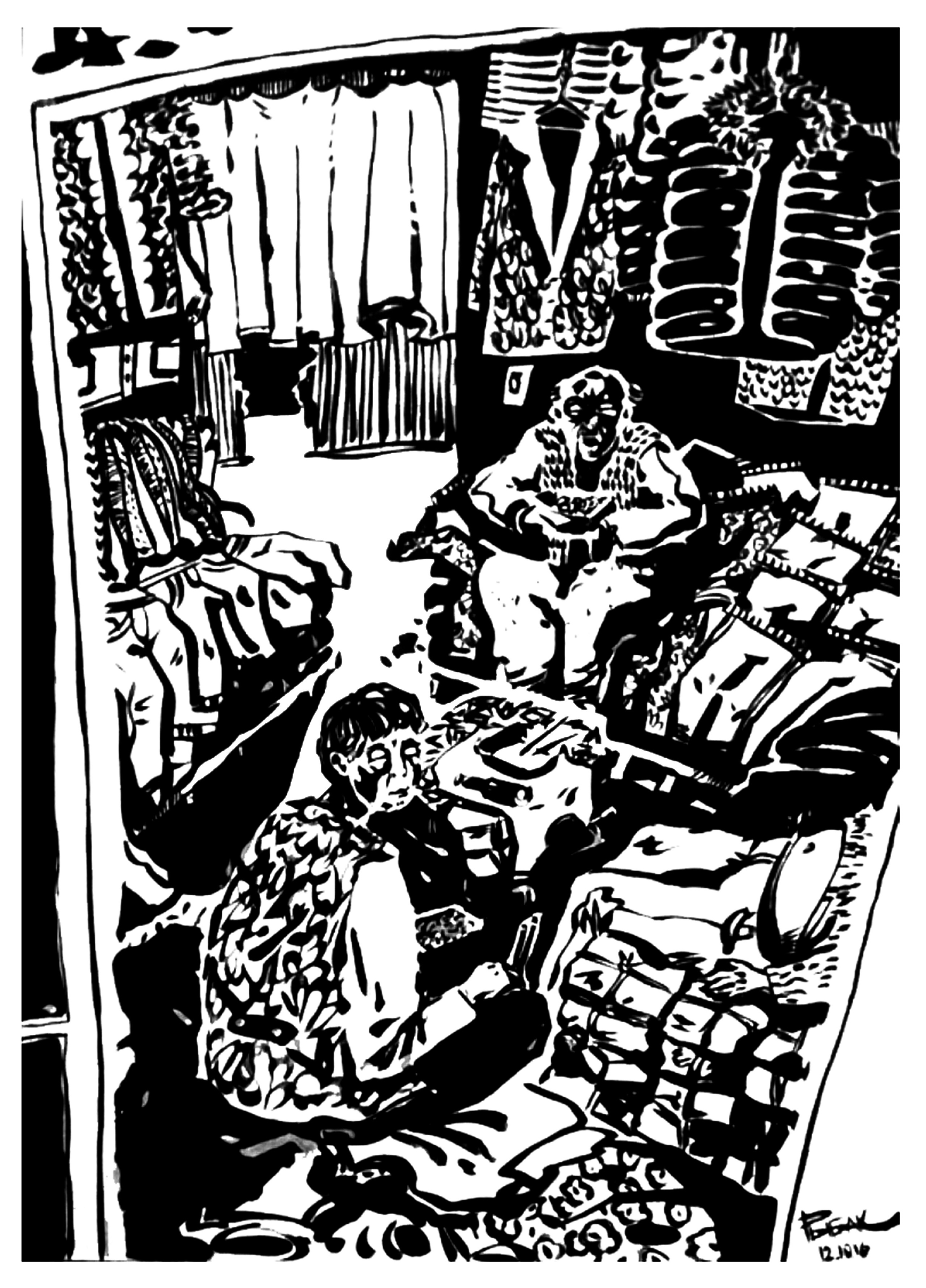 Графика 2016. Художник Рыбак Николай