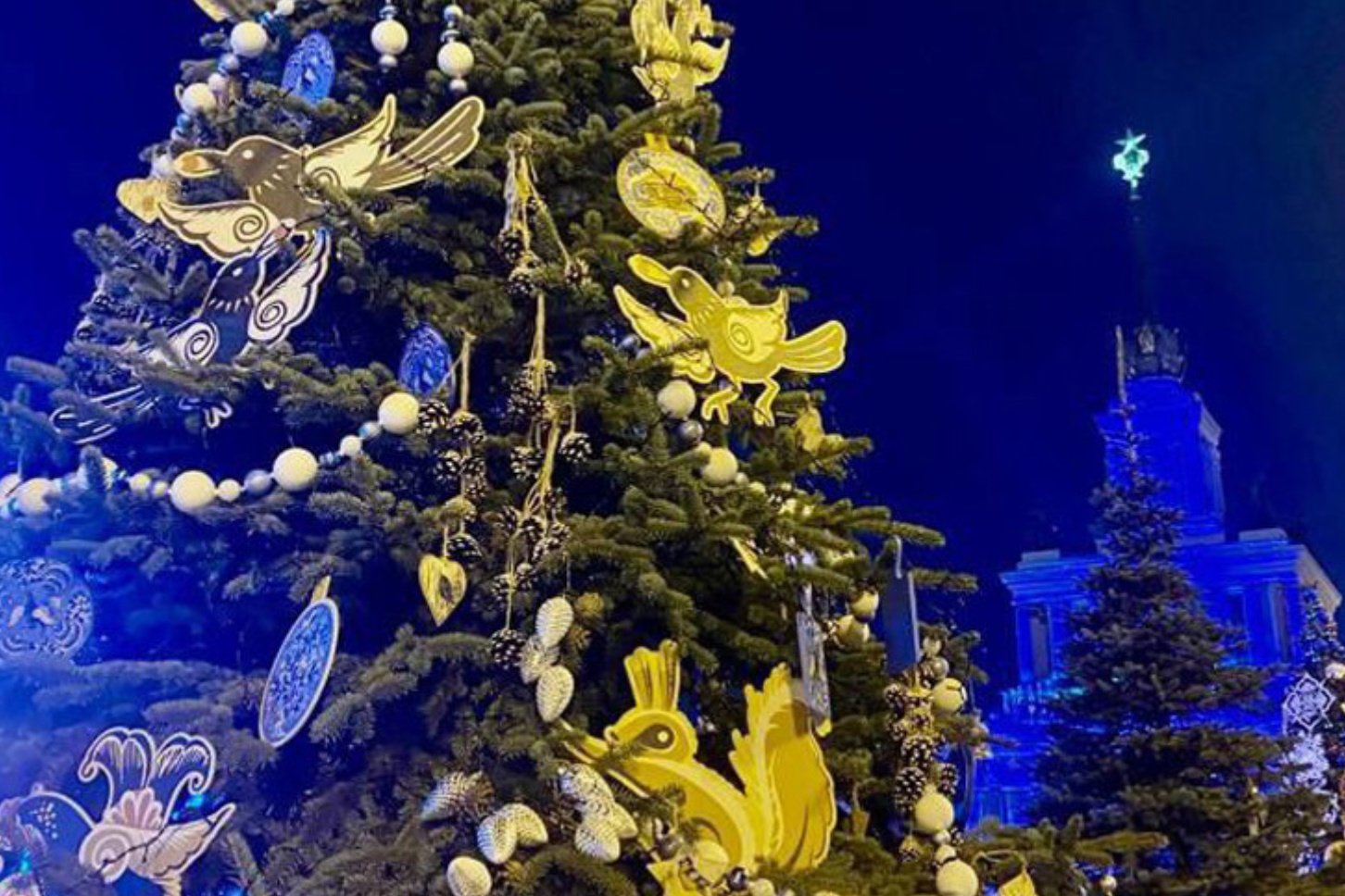 Ель Новосибирской области в Москве на ВДНХ. Сувениры и подарки с Ордынской росписью | Новосибирск